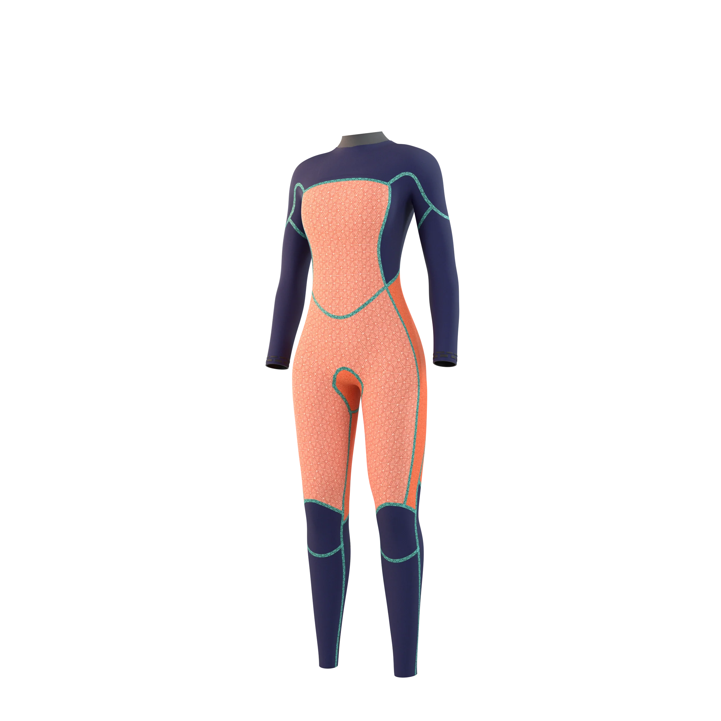 Jayde Fullsuit 4/3mm Double Fzip Women - Image 3
